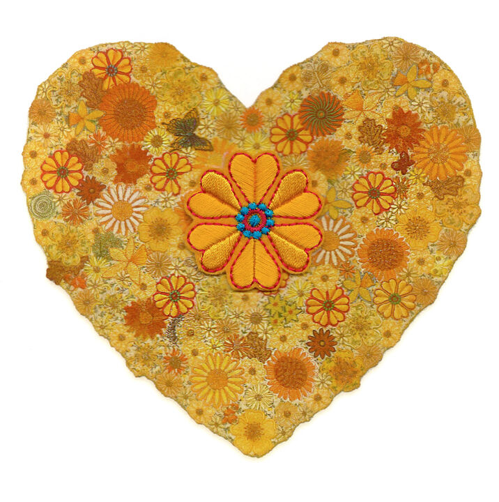 Yellow Flower Heart